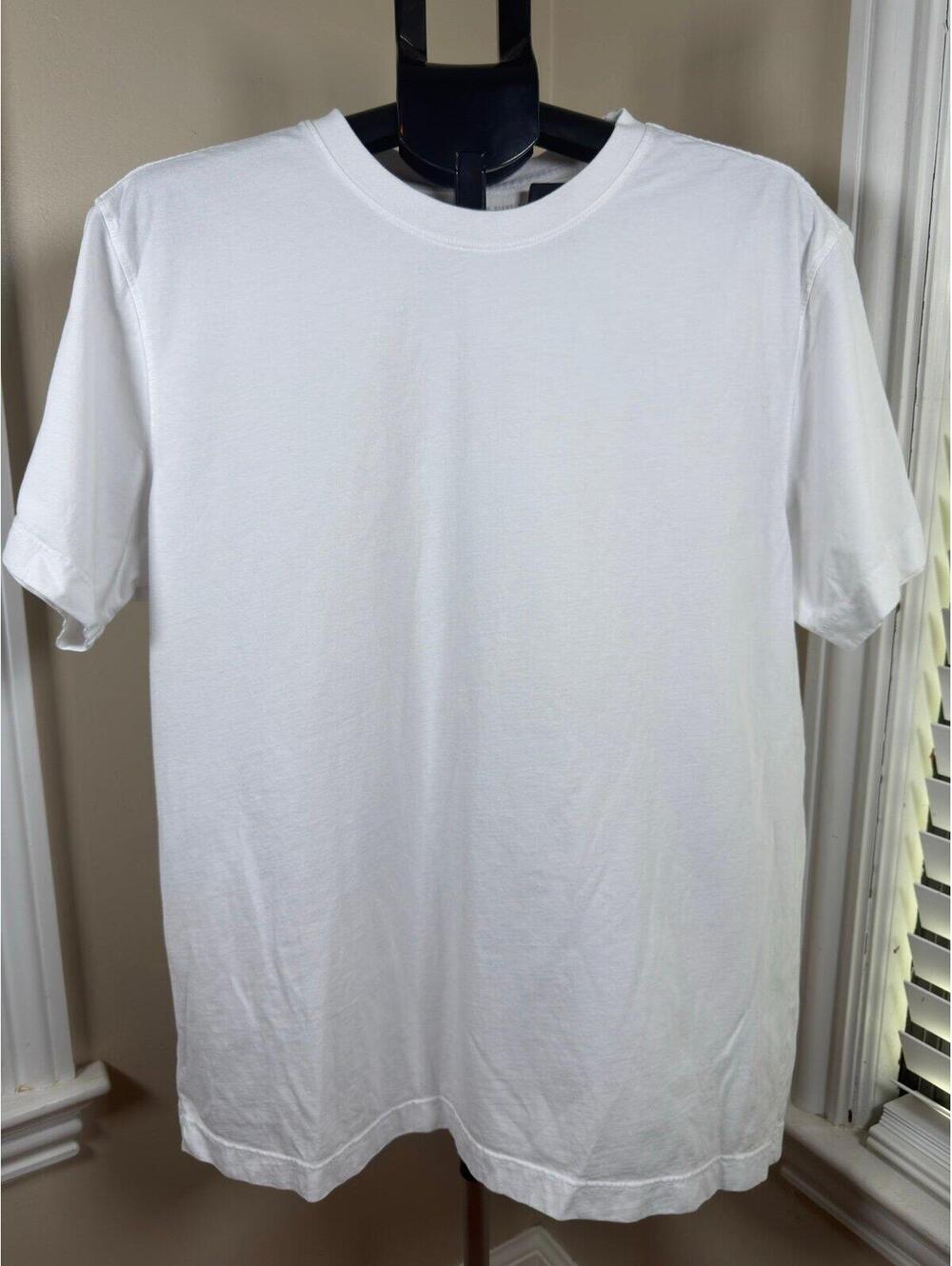 American Giant Made in USA Premium Crew Neck T-Shirt White XL